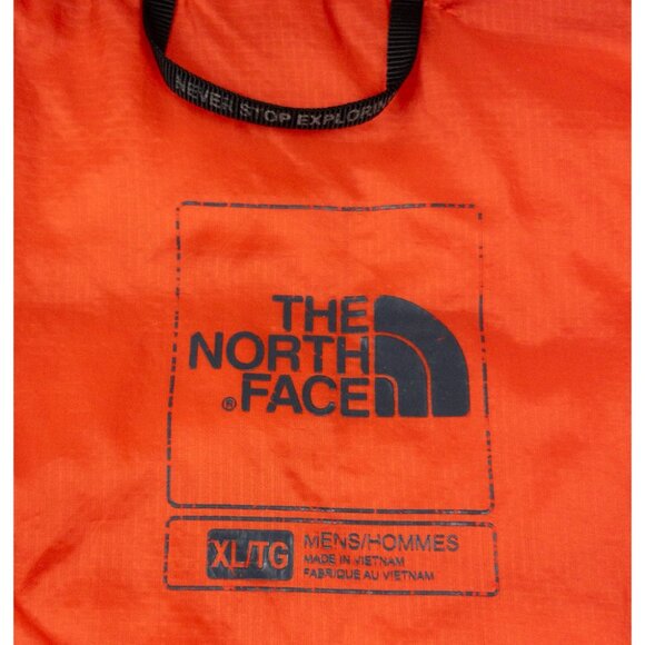 The North Face Thermoball Puffer Jacket Men's XL Orange Lightweight Full Zip - Picture 2 of 16